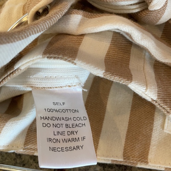 Lunik Wide leg stripe pants, paper bag waist S - Picture 6 of 8